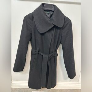 United Colors Of Benetton Classic Black Trench Coat